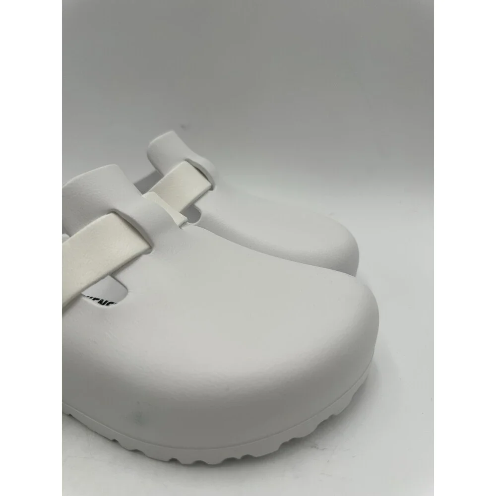 Birkenstock Boston EVAS NEW Men's Regular Fit Sandal Color White Multiple Sizes
